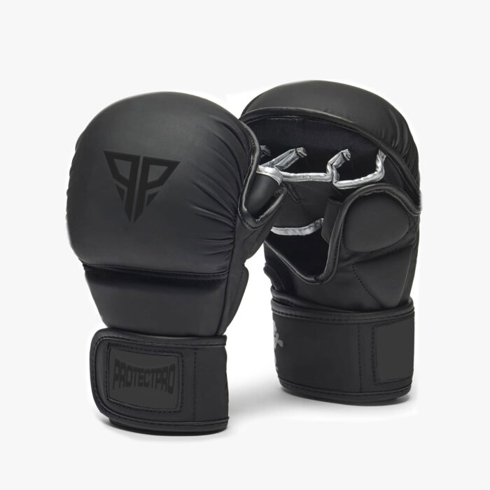 Black MMA Sparring Gloves